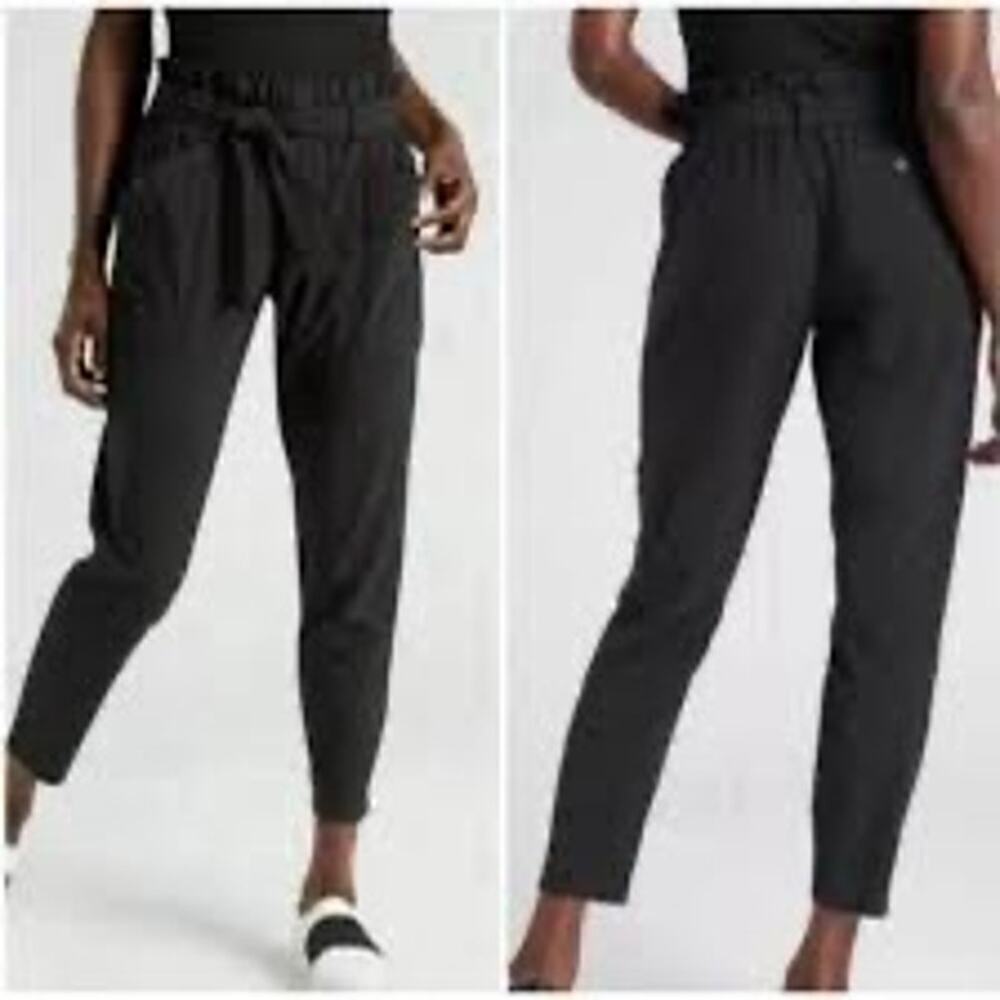 Athleta Skyline Pant II-Black-Womens Size 8